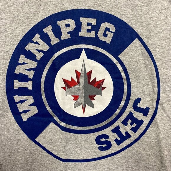 NHL Winnipeg Jets Logo Graphic Design T-Shirt Small - Picture 2 of 5